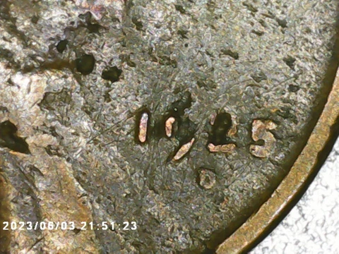 1925 D Lincoln Wheat Penny Major Lamination Error BN Cover