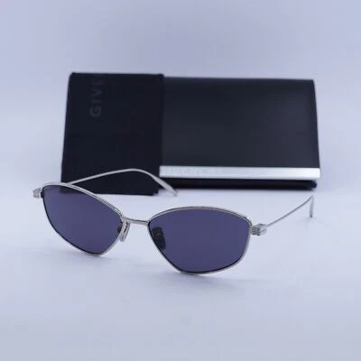 Óculos de sol Givenchy GV40059U 16A brilhante paládio/cinza 59-15-140 novo autêntico - Imagem 1 de 4