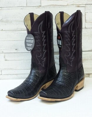 Botas de mano Horse Power Top negras caimán HP9513 para hombre Foto 1 de 4