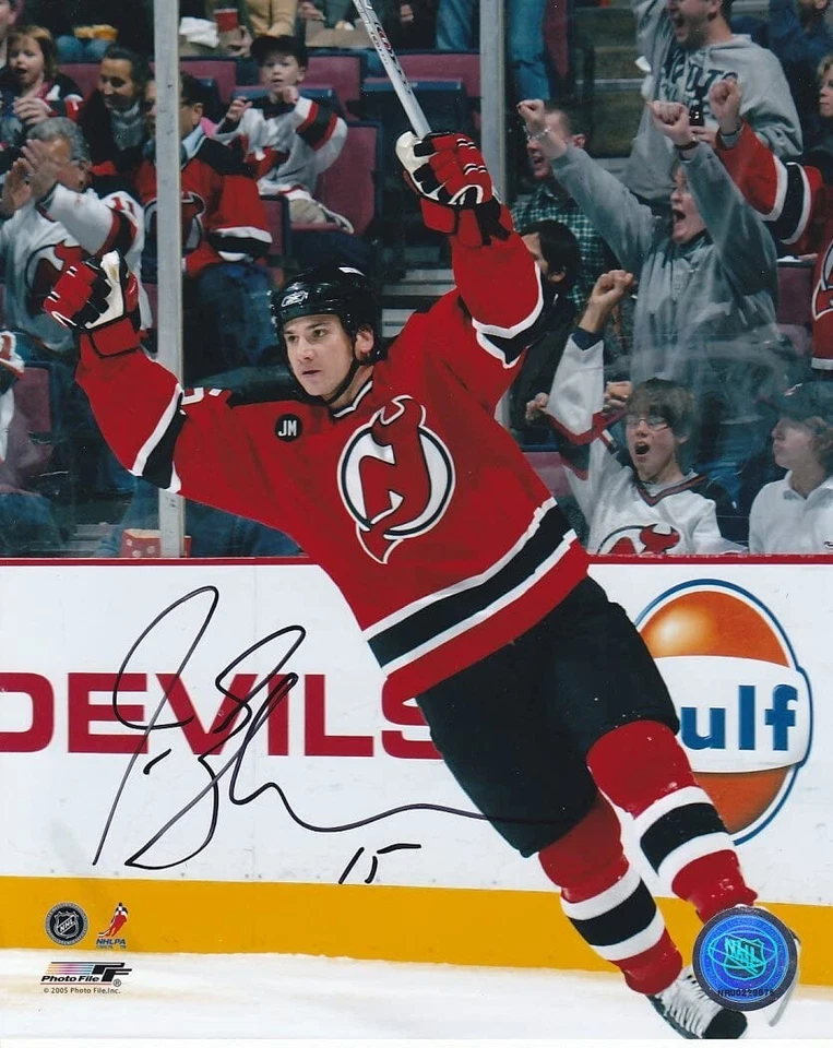 Foto 8x10 firmada por Jamie Langenbrunner New Jersey Devils Foto 1 de 1