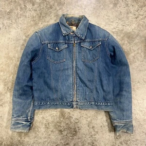 Vintage Montgomery Ward Jacke Herren 42 Jeansdecke gefüttert 60er Zip Bomber 101 - Bild 1 von 12