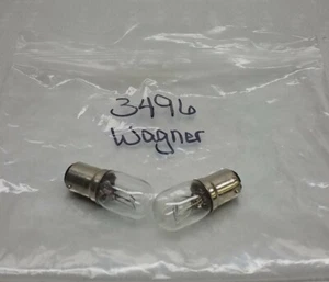 3496 Wagner Miniature Light Bulbs Turn Signal Tail Light Quantity 2 Bulbs - Picture 1 of 3