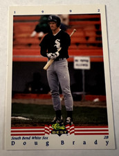1992 Classic Best Professional Baseball #377 Doug Brady South Bend White Sox A
