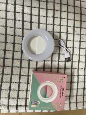  Mini Rechargeable RK-49 LED Camera Clip Makeup Smart Phone Selfie Ring Light✨✨✨ - Image 1 of 4