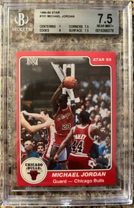 Michael Jordan 1984 Star #101 Base Price Guide - Sports Card Investor