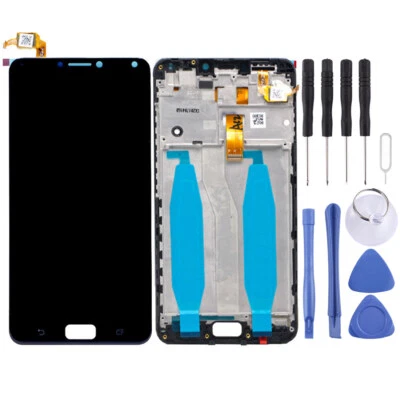 For Asus Zenfone 4 Max ZC554KL LCD Display Touch Screen Digitizer W/Frame Black - Image 1 of 4