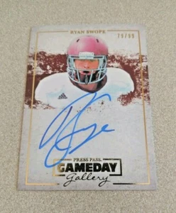 2013 Press Pass Gameday Gallery Auto #GG-RS Ryan Swope Texas A&M /99 - Picture 1 of 2