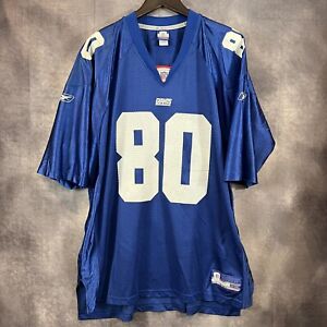 Vintage Jeremy Shockey New York Giants Reebok NFL Jersey Size 2XL XXL Blue
