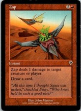 Zap Magic The Gathering Invasion Card Light Play X1