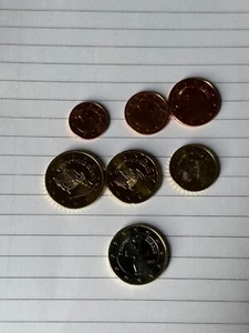 ZYPERN 2012 EURO SET (UNC) Cent: 50, 20, 10, 5, 2, 1 (Komplettsatz ohne 2 und 1 EUR) - Bild 1 von 1