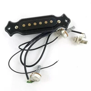 Pre-wired 6-string Single Coil Pickup Cigar Box Guitar Soundhole Pickup Harness - Picture 1 of 6