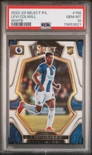 Levi Colwill 2023 Panini Select EPL White Prizm /20 PSA 10 RC PSA 10 Brighton