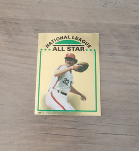 1981 Topps Sticker Set STEVE CARLTON ALL-STAR #261 PHILLIES