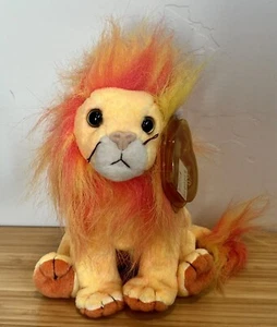  TY Beanie Baby "BUSHY the Lion" Tag Error retired ty 2000 mint condition - Bild 1 von 2