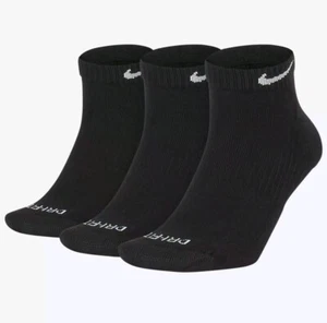 $22 Nike Air Sportswear Everyday Plus Dri-Fit Low Cut Socks 3pk sz M 6-8 - Picture 1 of 7