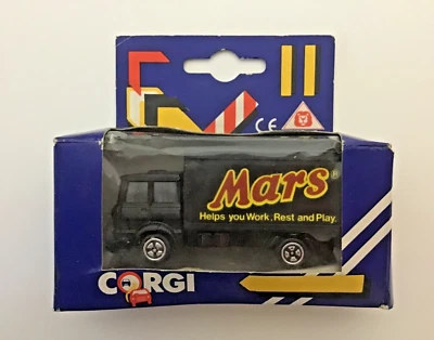 Corgi Black Mars Bar Work Rest & Play Delivery Lorry Truck New 1989 Corgi - Image 1 of 2