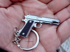 Mini TOY Keychain M 1911 TOY Pistol full metal keychain toy gift 5cm - Picture 1 of 2