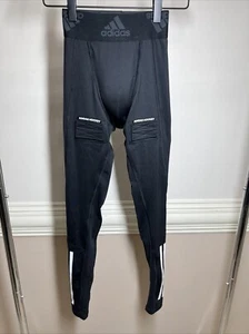 Gr. XS - adidas Hockey Baselayer Tights mit Cup GQ9502 schwarz adiHockey Hose - Bild 1 von 5