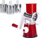 red table top grater 3 in 1