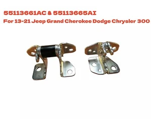 For 2013-21 Jeep Grand Cherokee Driver's Side Front Door Hinges(Upper & Lower) - Picture 1 of 4