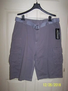 NWT men's "AKUMA" gray cargo shorts - size 38 - Picture 1 of 2