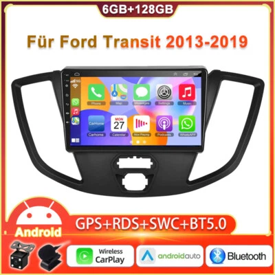 DAB+ Autoradio Car Play Für Ford Transit Tourneo Custom 2013-2019 Navi DSP WIFI - Bild 1 von 4