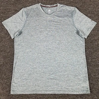Champion Shirt Mens XL Gray Stretch Athletic Gym Workout Casual 47" Chest Tee - Image 1 of 4