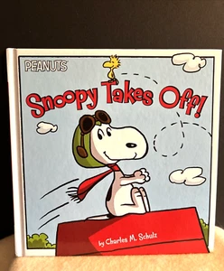 Child's 2023 Hardcover Book Snoopy Takes Off! Peanuts by Charles Schultz - Foto 1 di 4