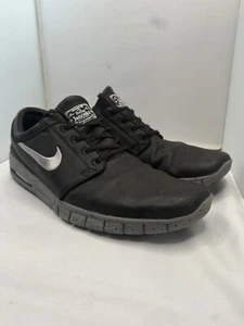 Nike 749678-001 Stefan Janoski Max L QS Leather NYC Anthracite Black Size 13 - Picture 1 of 16