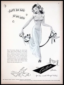 1944 CARTER'S Womens Nightgowns Don't Be Tied to an IRON Lingerie PRINT AD - Picture 1 of 1