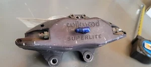 Vintage Wilwood Brake Caliper Superlite Racing 4 Piston Sprint Drag Hot Rat Rod  - Picture 1 of 8