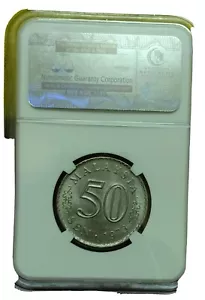 1st Series 1973 50 Cent coin NGC MS64 - Picture 1 of 4