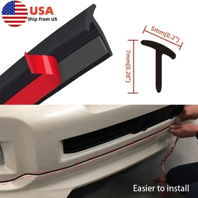Tira de sellado de goma universal para automóvil 5M Sello Resistente para el clima Borde Protector de ajuste Tipo T Foto 1 de 4