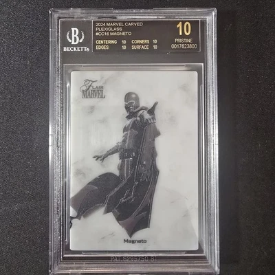 2024 Marvel Flair MAGNETO #CC16 Carved SSP Black Label 🔥  - Image 1 of 2