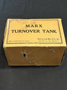 RARE 8” 1930’s MARX TURNOVER TANK “BOX ONLY” - Picture 1 of 10