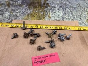 1999-2002 GM 1500 Fender Bolts Set Of 15 - Picture 1 of 11