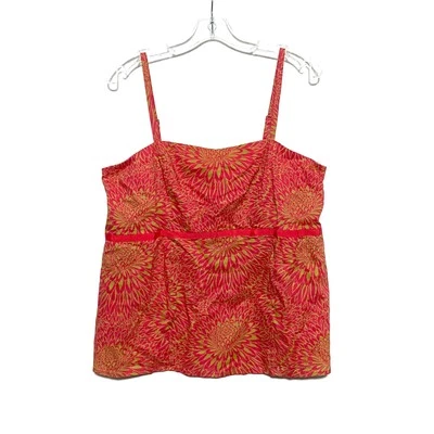 Mimi материнства регулируемый спагетти ремень бюстгальтер рубашка розовый цветочный женщин L новый с Ярлыками - Изображение 1 из 4