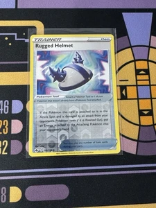 Reverse Holo Rugged Helmet 152/198 Uncommon Chilling Reign Pokemon TCG - Picture 1 of 2