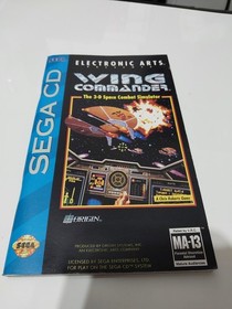 Wing Commander Sega CD  Genesis Instruction Manual Only No Game Or Case