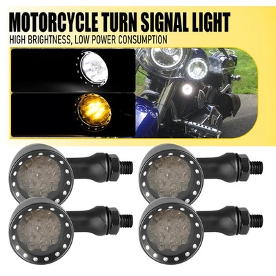 Intermitente de luz de giro LED para motocicleta para Harley Sportster Iron 883 1200 XL Foto 1 de 4
