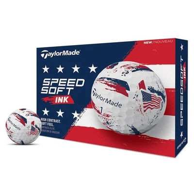 Pelotas de golf TaylorMade Speed Soft EE. UU. 1 docena EE. UU. NUEVAS Foto 1 de 4