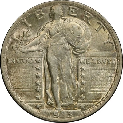 1923 AU55 Standing Liberty Quarter, PCGS 51653811 - Image 1 of 4