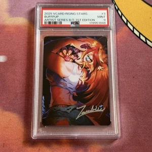 PSA 9 Vcard Buffpup #3, Rising Stars, 1st Edition Box Topper - Foto 1 di 3