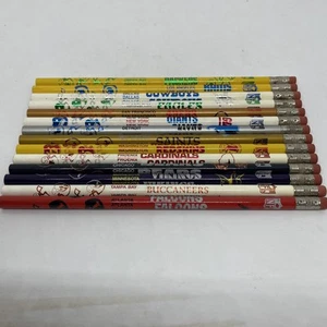 NFL Vintage Bleistifte aus den 90er Jahren - Pencil count is 14 unbenutzte Folie - Bild 1 von 4