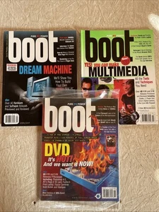 Boot Magazine - Pure PC Power - Aug 1996 Premiere Edition + #2 and #3 (with CD) - Picture 1 of 15