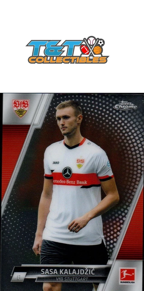 2021-22 Topps Chrome Bundesliga #88 Sasa Kalajdzic VfB Stuttgart - Image 1 of 1