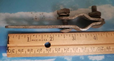 Vintage Antique Bike Bicycle Chain Guard Clamp Kit Brackets Chainguard - Image 1 of 4