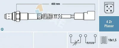 Sonda lambda 77244 FAE per FORD SCORPIO II Turnier TRANSIT Furgone FIESTA IV - Immagine 1 di 4