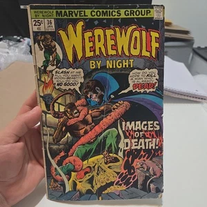 Werewolf By Night #36 Marvel Comics 1976 Horror Bronze Age - Picture 1 of 9