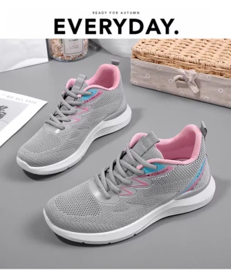 Zapatillas deportivas informales transpirables para mujer Foto 1 de 4